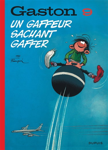 Couverture de Gaston. Vol. 9. Un gaffeur sachant gaffer
