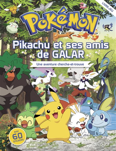 Couverture de Pikachu et ses amis de Galar : une aventure cherche-et-trouve
