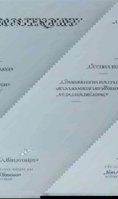 Les lettres persanes et autres oeuvres T21
