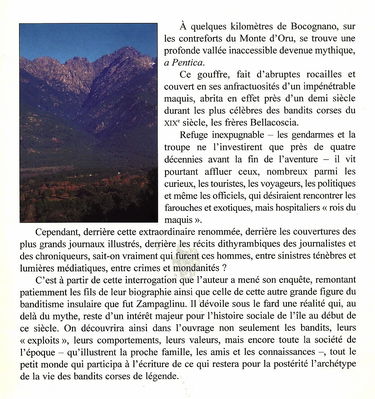 Bandits corses de légende : Bellacoscia, Zampaglinu