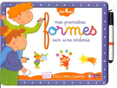 Mes premières formes sur une ardoise