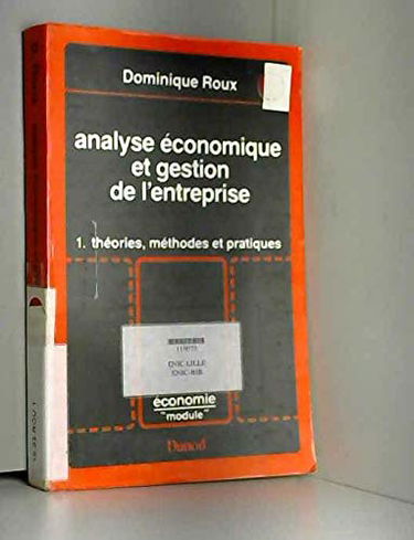 Analyse économique et gestion de l'entreprise
