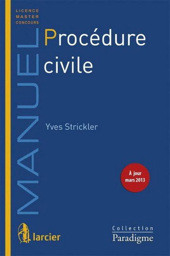 Couverture de Procédure civile