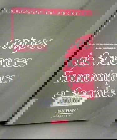 CAPES de sciences économiques et sociales