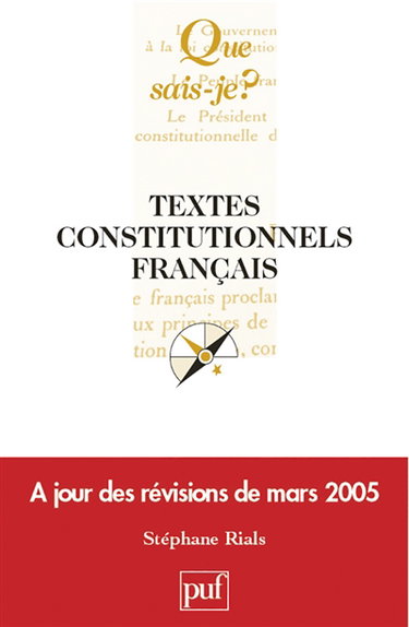 Textes constitutionnels français