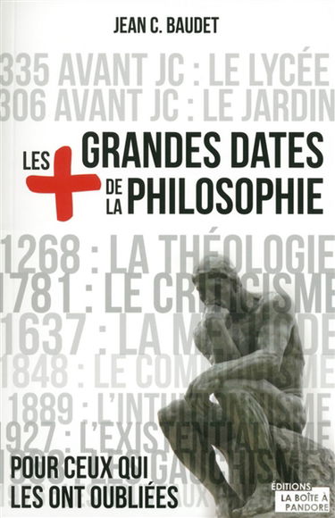 Les + grandes dates de la philosophie : pour ceux qui les ont oubliées