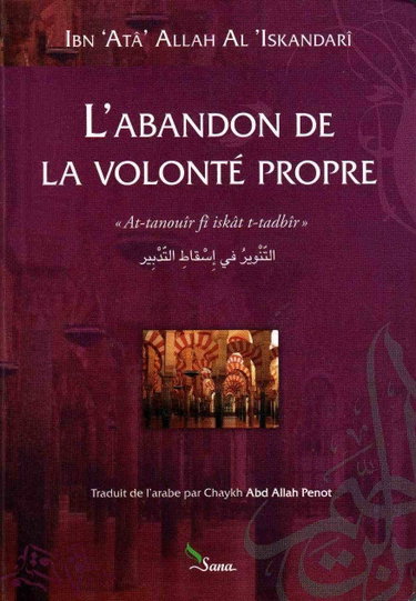 Couverture de De l´abandon de la volonté propre