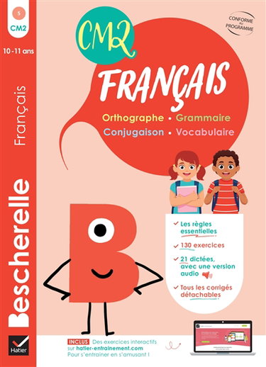 Couverture de Bescherelle français : CM2 : 10-11 ans