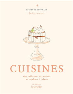 Cuisines : une collection de cuisines de créateurs à colorier