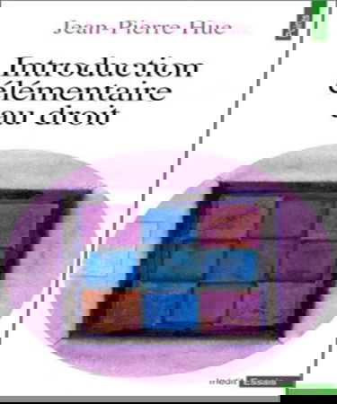 Introduction élémentaire au droit