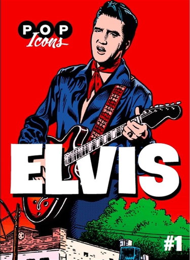 Couverture de Pop icons, n° 1. Elvis