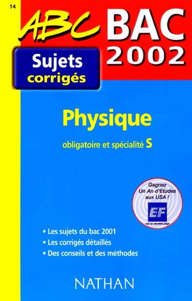 Physique, obligatoire et spécialité S