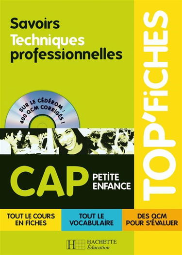Savoirs et techniques professionnelles CAP petite enfance