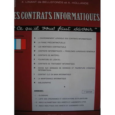Les Contrats informatiques (Ce qu'il vous faut savoir)