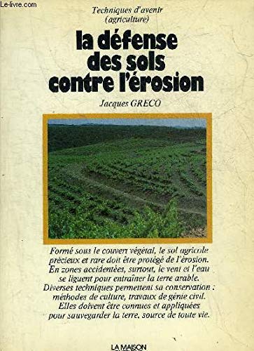La Défense des sols contre l'érosion