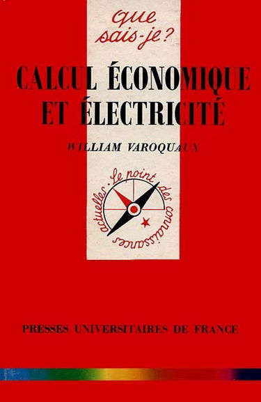 Calcul économique et électricité