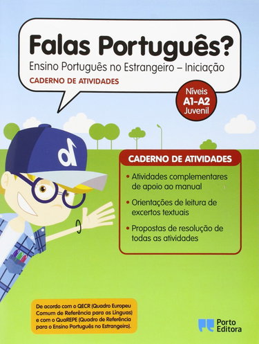 Couverture de Falas português ? Niveis A1-A2 Juvenil: Iniciação ao português lingua não materna exercices