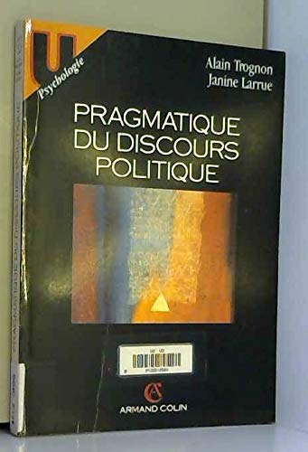 Pragmatique du discours politique