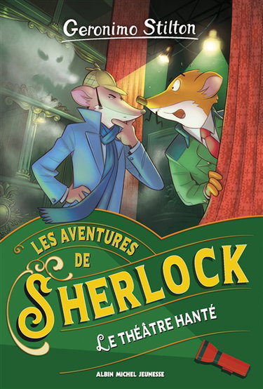 Couverture de Les aventures de Sherlock. Le théâtre hanté