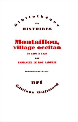 Couverture de MONTAILLOU, VILAGE OCCITAN DE 1294 A 1324.
