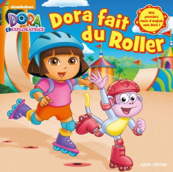 Couverture de Dora fait du roller par Nickelodeon
