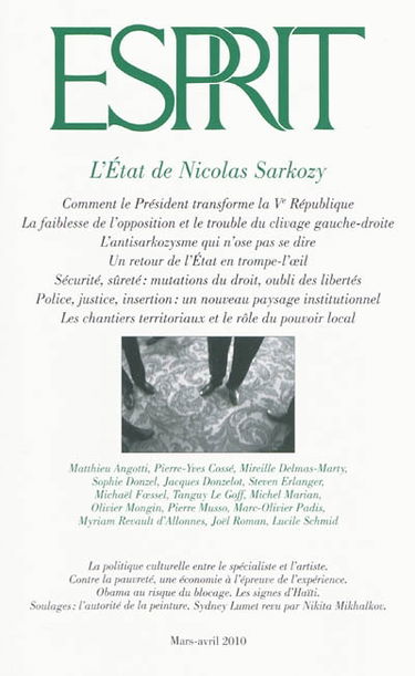 Esprit, n° 363. L'Etat de Nicolas Sarkozy