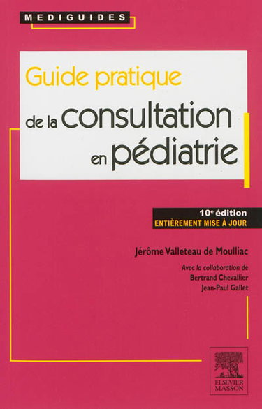 Couverture de Guide pratique de la consultation en pédiatrie