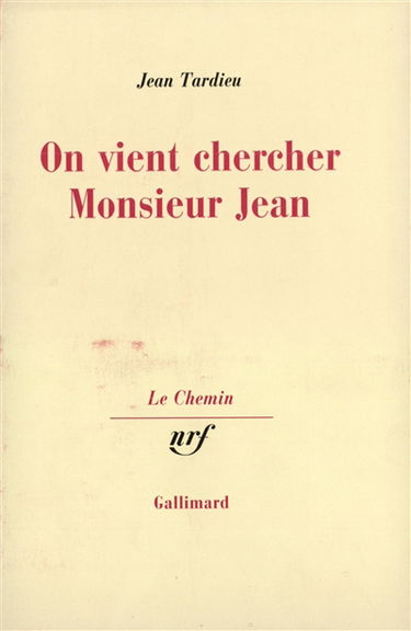 On vient chercher monsieur Jean