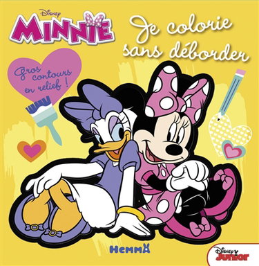 Couverture de Minnie : je colorie sans déborder
