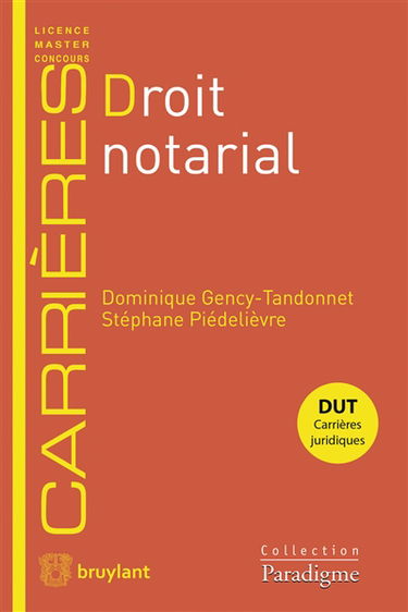 Droit notarial : DUT carrières juridiques