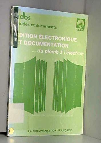 Edition électronique et documentation