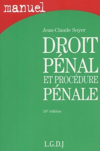 Droit pénal et procédure pénale