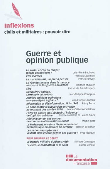 Inflexions, n° 14. Guerre et opinion publique