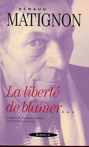 La liberté de blâmer