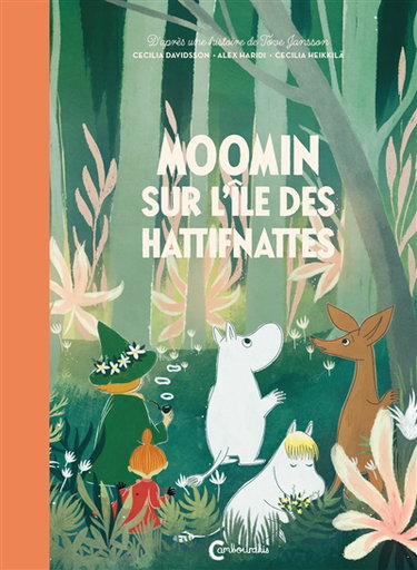 Couverture de Moomin sur l'île des hattifnattes