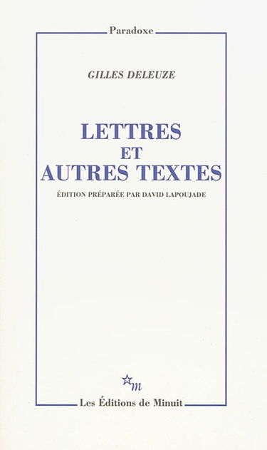 Lettres : et autres textes
