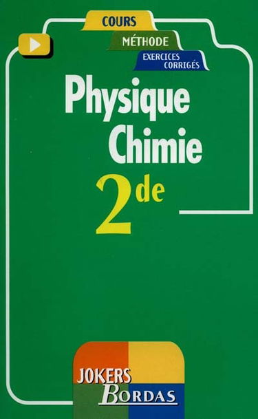 Physique chimie 2de