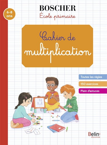 Couverture de Cahier de multiplication 6-8 ans par Gérard Sansey