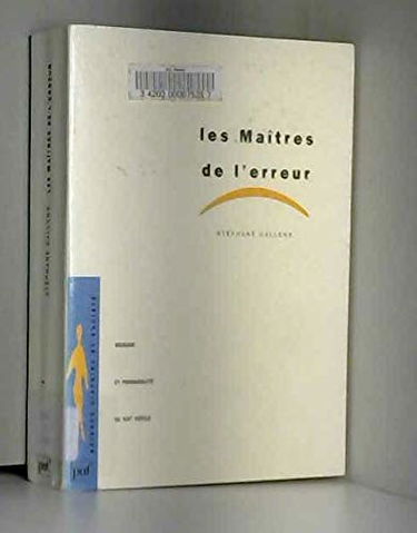 Les maîtres de l'erreur