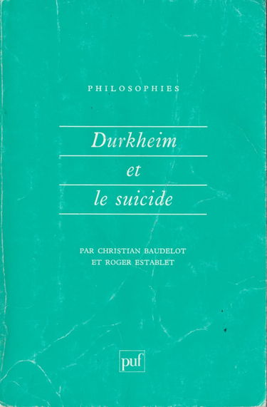 Durkheim et le suicide