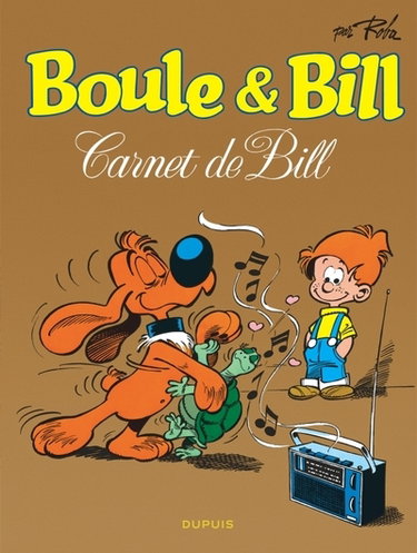 Couverture de Boule & Bill. Vol. 18. Carnet de Bill par Roba