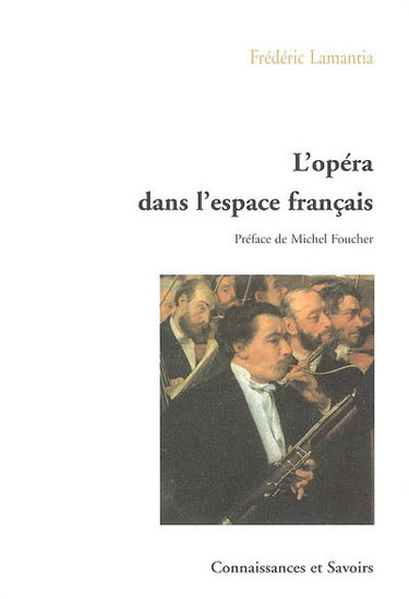 Couverture de L'opéra dans l'espace français