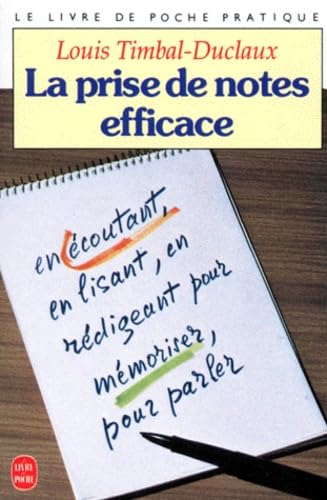 La Prise de notes efficace