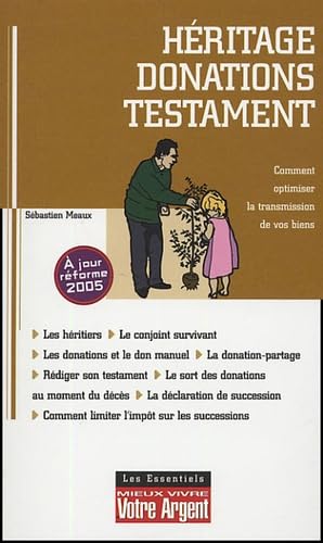 Donation, testament et héritage