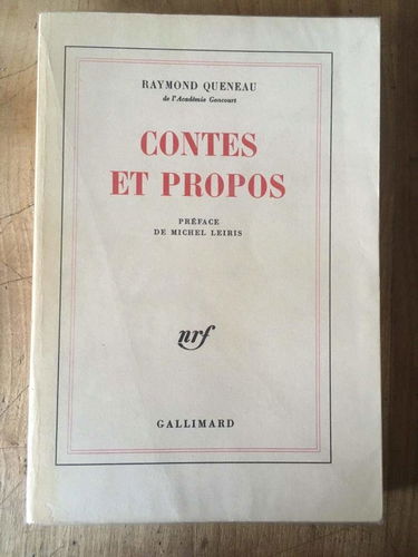 Contes et propos