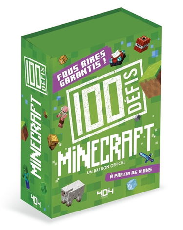 100 défis Minecraft : un jeu non officiel