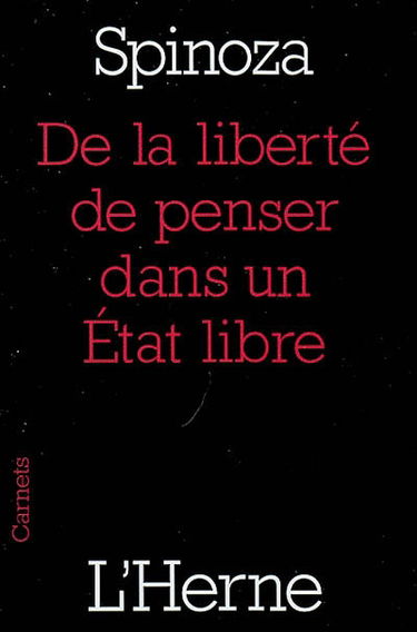 De la liberté de penser dans un Etat libre