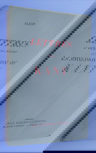 Lettres a sergio solmi sur la philosophie de kant