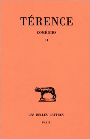 Couverture de Comédies. Vol. 2. Heautontimoroumenos. Phormion