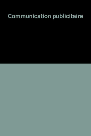 Communication publicitaire